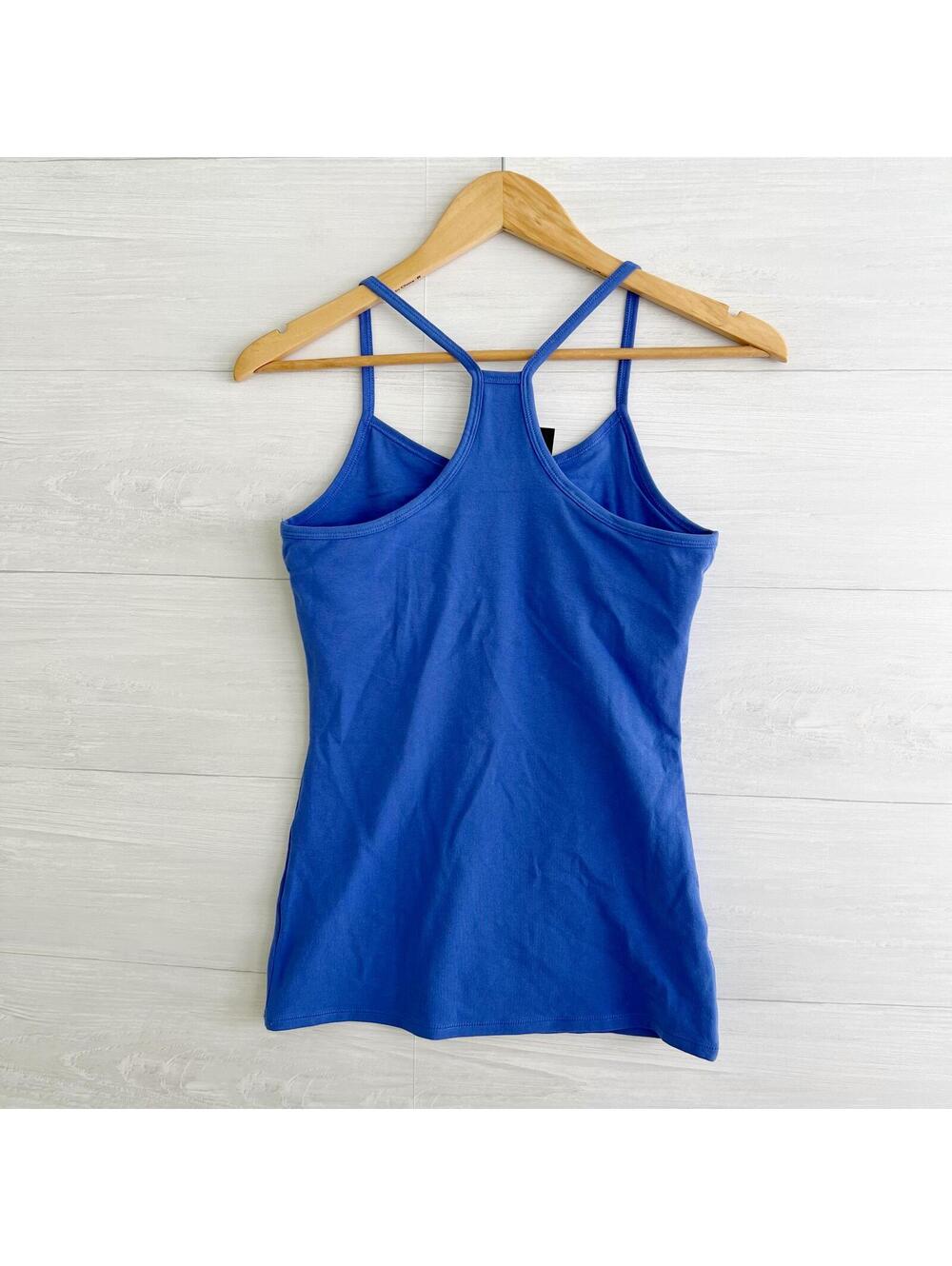 NWT Express - Periwinkle blue Best Loved Cami tank shelf bra, S - Picture 5 of 8